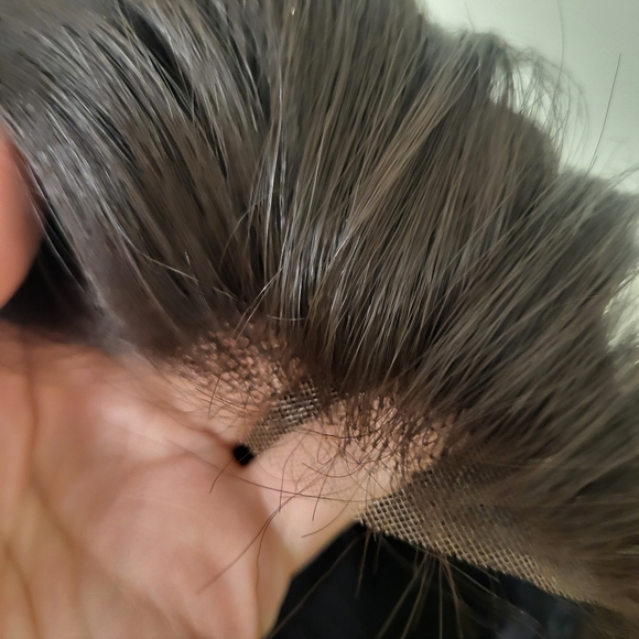 Other - Chocolate Brown Wig, Snowflake Lace, Japanese Kanekalon Fiber